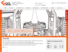 Tablet Screenshot of gclpvtltd.com